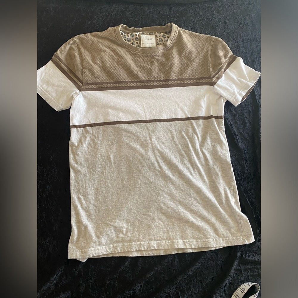 Cactus Man, Men's Short Sleeve Tee in Rust Brown